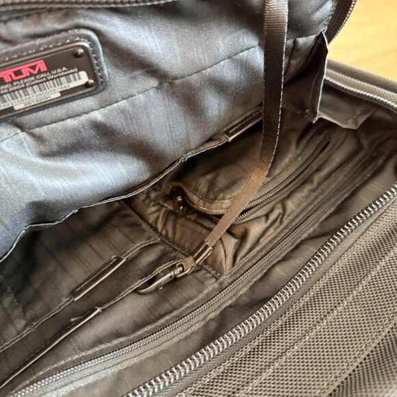 Tumi Alpha Ballistic Briefcase Laptop Computer Bag Expandable Black 26132DH - Picture 11 of 16